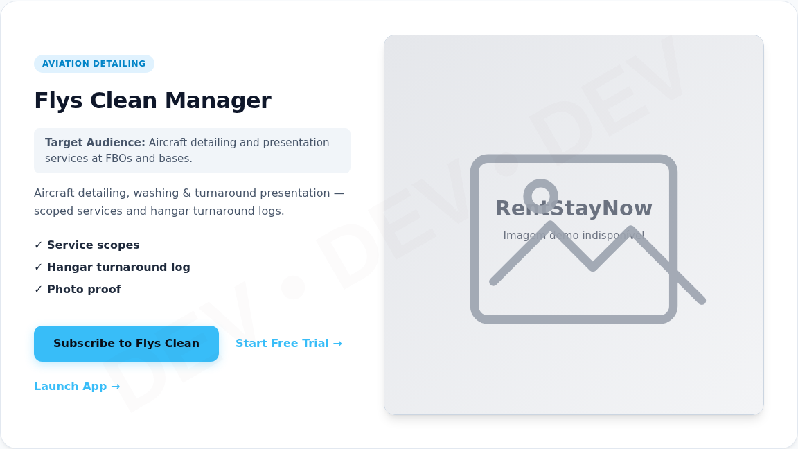 Flys Clean Manager Preview
