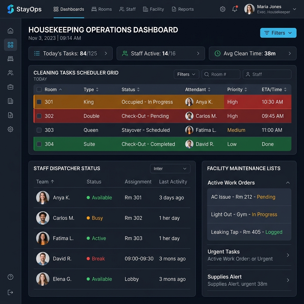 StayOps Manager Preview